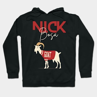 nick bosa the goat Hoodie